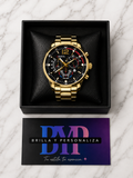 RELOJ GENEVA DORADO PRESTIGIO