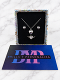 SET CORAZON PLATA