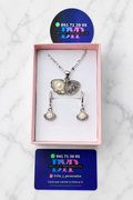 CONJUNTO DE CONCHA Y PERLA